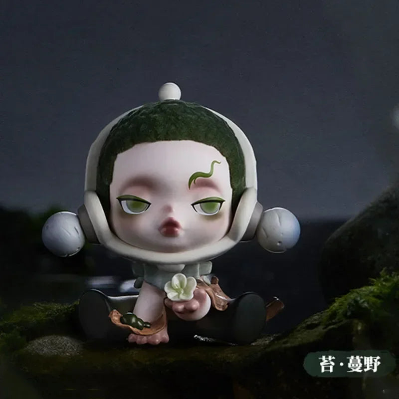 POP MART SKULLPANDA The Ink Plum Blossom Series Blind Box Mystery Box Guess Bag Toys Doll Cute Anime Figure Desktop Ornaments