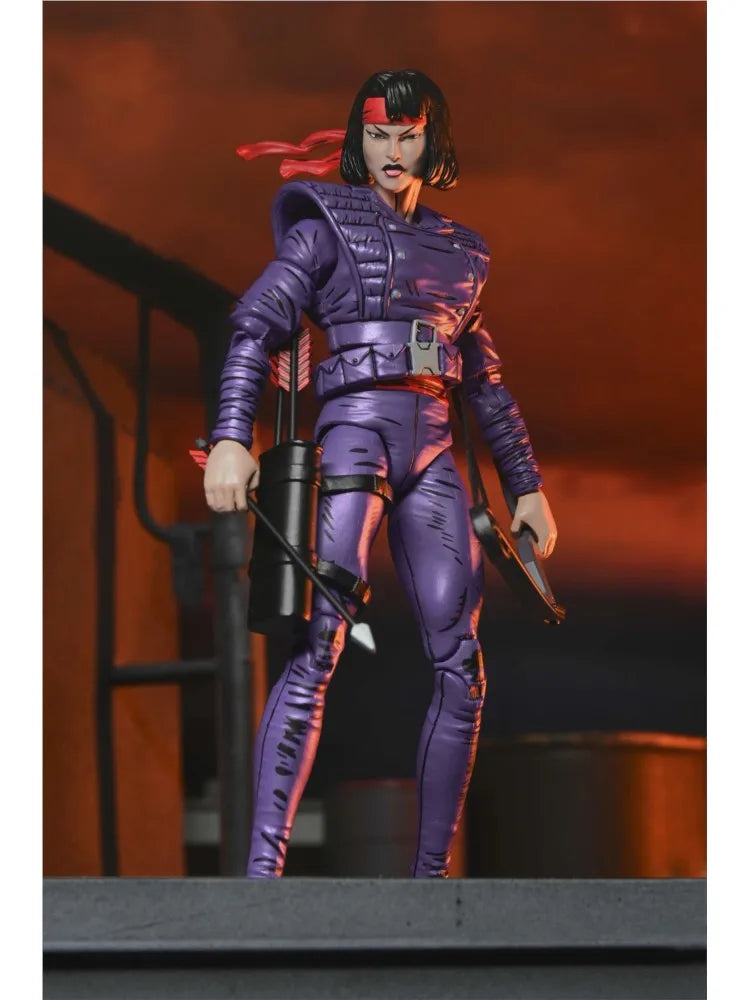 NECA 54599 Teenage Mutant Ninja Turtles (Mirage Comics) Action Figure Karai Mercenary 18 cm Gift Original Model Doll Toys TMNT