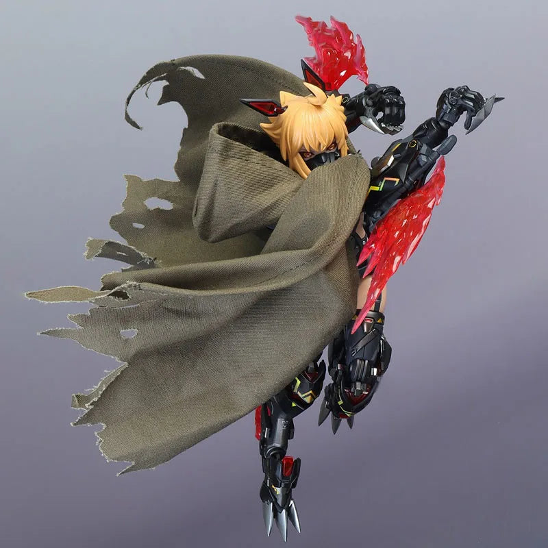 In Stock NUKEMATRIX Original Box CF06 MAD WOLF VER.DARKNESS Anime Action Figure Model Toy Gift for Kid Foam Box Packaging