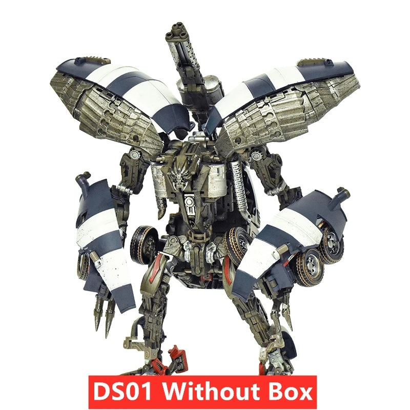 Devil Saviour Devastator DS01-08 The Ultimate Deformation Robot Toy with Mixer Car and Grab Bucket Action Figure Troublemaker