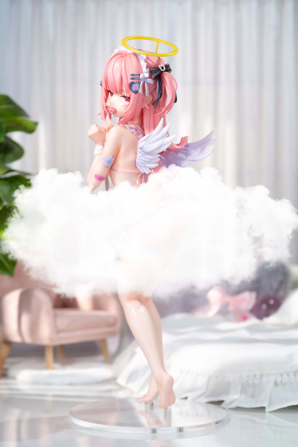 2026 New Original Prime Project Anime Figure Riko Art Aimonn Lingerie Ver 1/4 Scale Angel Wing Halo Collectible Toy Gift Stock