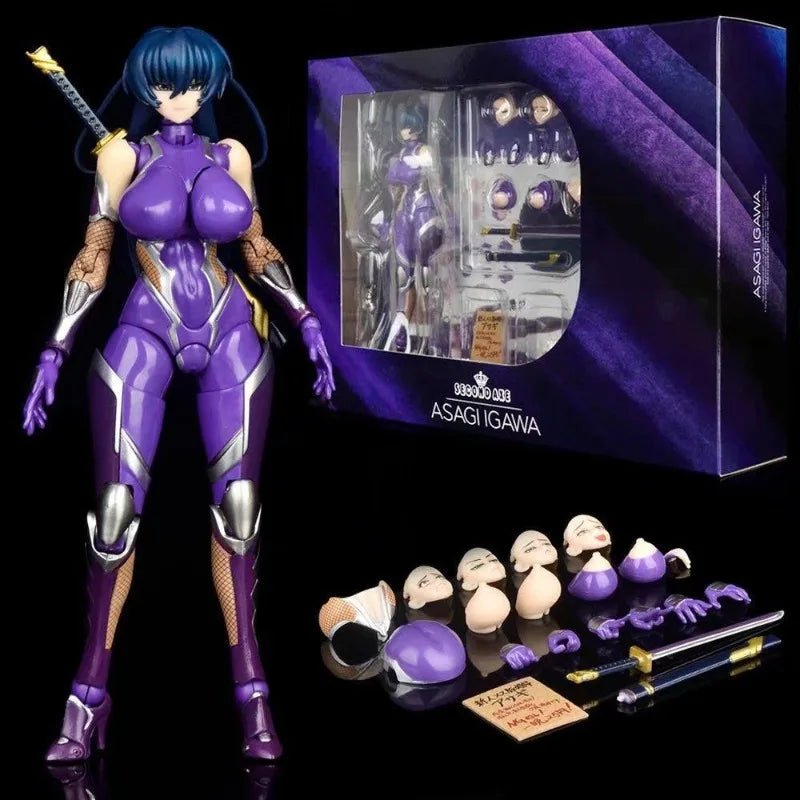 16cm Action Taimaninv Igawa Asagi Action Figure Anime Figure Model Statue Desktop Decoration Collection Festival Gifts Toys Kids