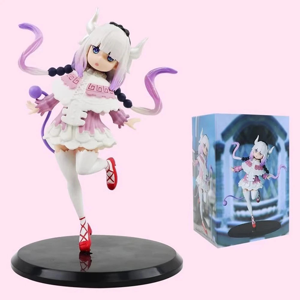 16CM Фигура на Канна Камуи Кобаяши Сан Чи Без Прислужница Дракон Аниме Анимационен Модел Играчка Подаръчна Колекция Декоративни Орнаменти PVC