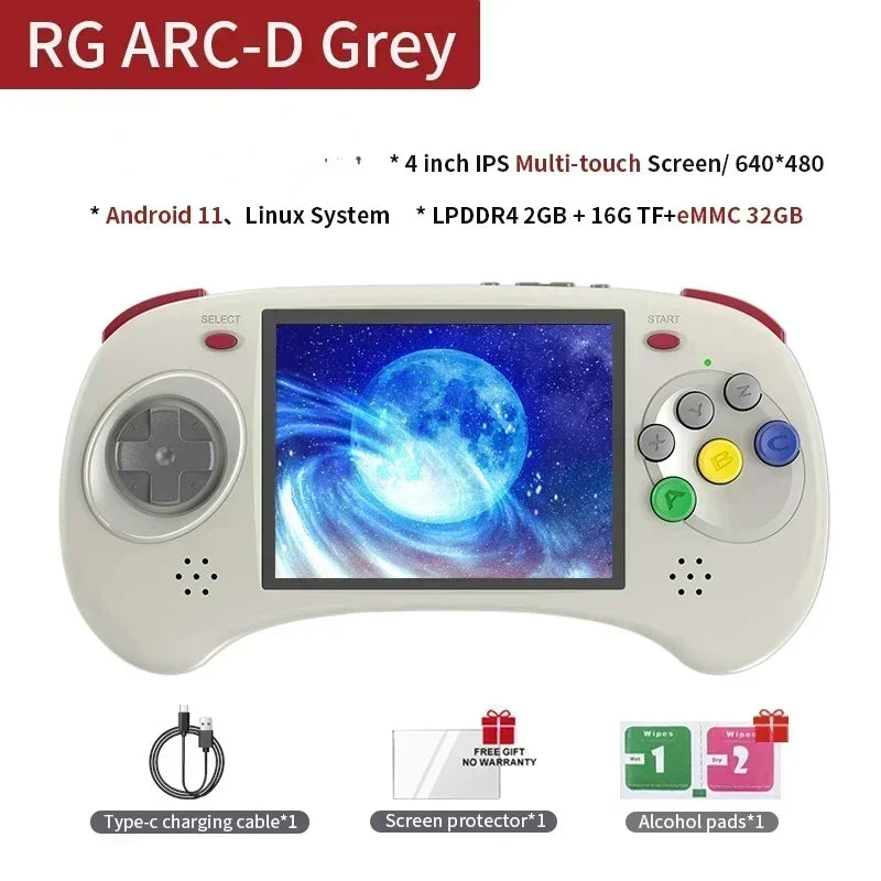 ANBERNIC RGARC-D RGARC-S Handheld Portable Video Game  Consoles Android Linux OS Retro Game 80000Games 4 INCH Gifts IPS Screen