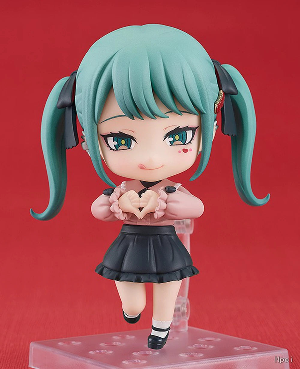 10CM Anime Figure Hatsune Miku #2239 The Vampire Ver Action Figure PVC OB11 Comes With Replacement Stand Model Toy Gift