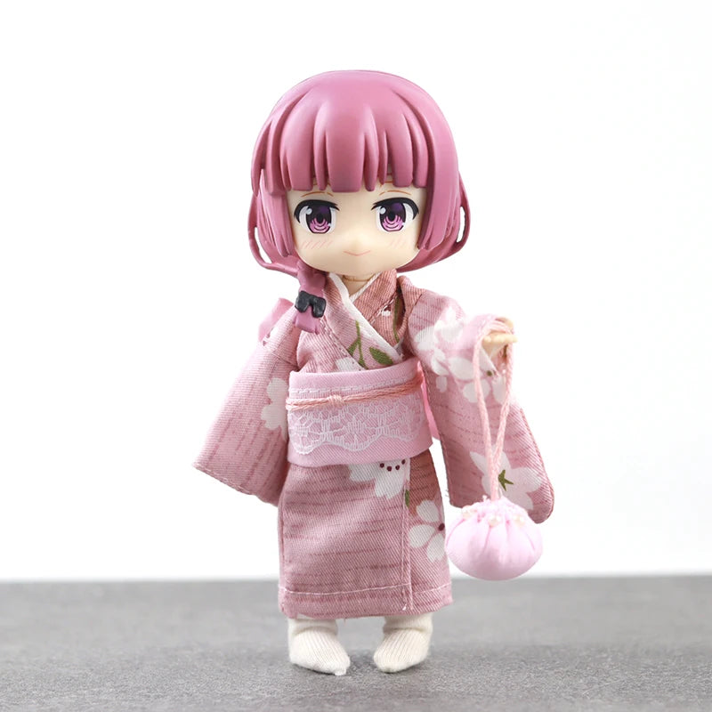 Hot Ob11 Doll Lonely Rock Character Joint Movable Doll Handmade Model 1/12 Bjd Doll Whole Doll Set Anime Peripheral Decoration
