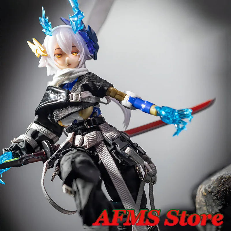 SHF 1/12 Anime Mobile Suit Girl Shirt Cargo Pants Boots Marginal Walker Series Battle Gang Pioneer Clothes For 6" Body
