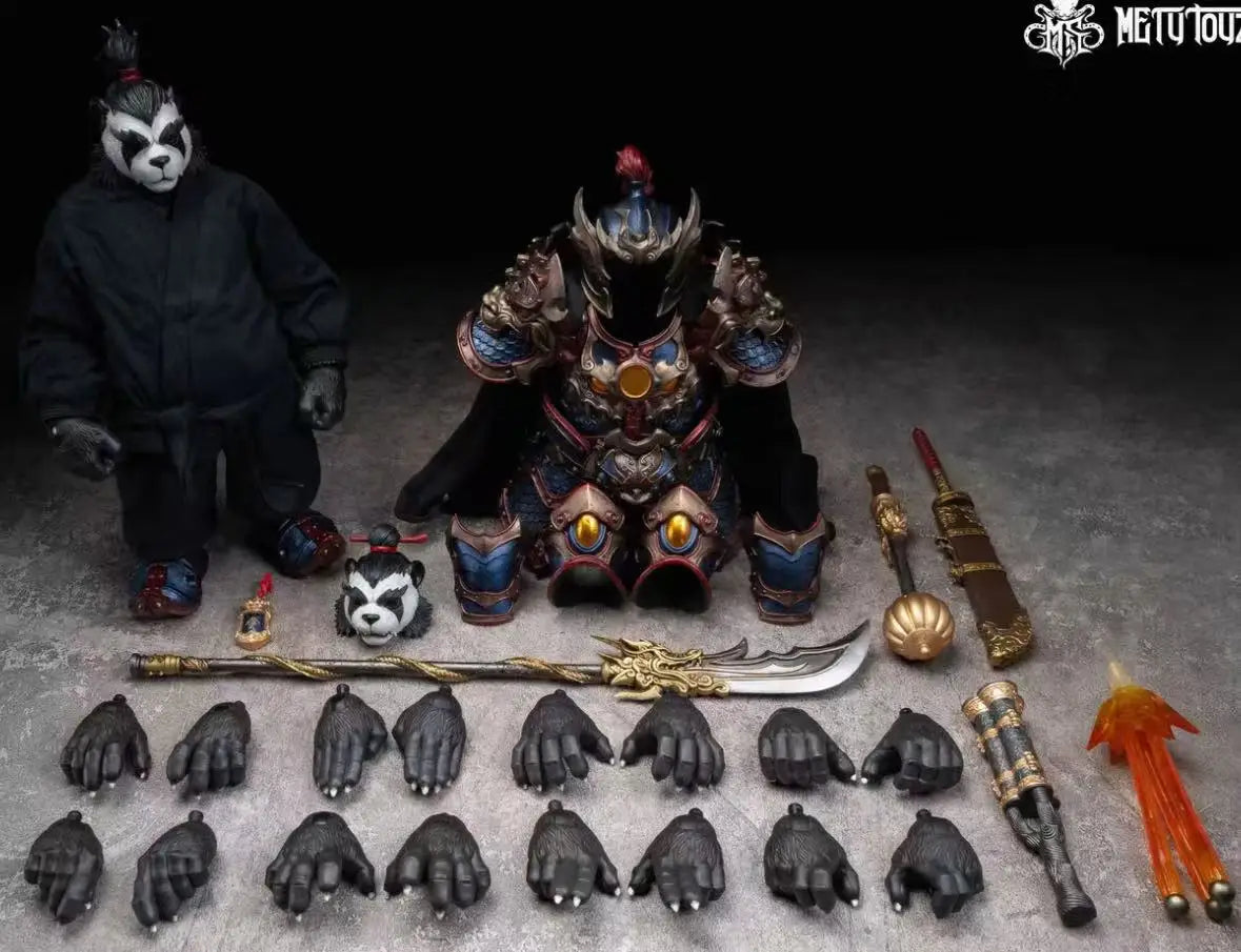 Spot Goods  2025 Limited Edition METYTOYZ Adventurer World Zhennan Cavalry General Pandaman Wu Qinglong Model Figure