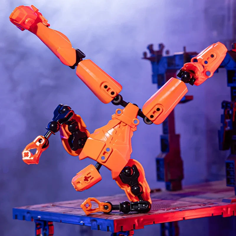 3D-gedruckte Schaufensterpuppe, 13 Bausteine, Warrior-Serie, Spielzeug, Actionfiguren, mehrgelenkiger, beweglicher Gestaltwandler-Roboter, Geschenke