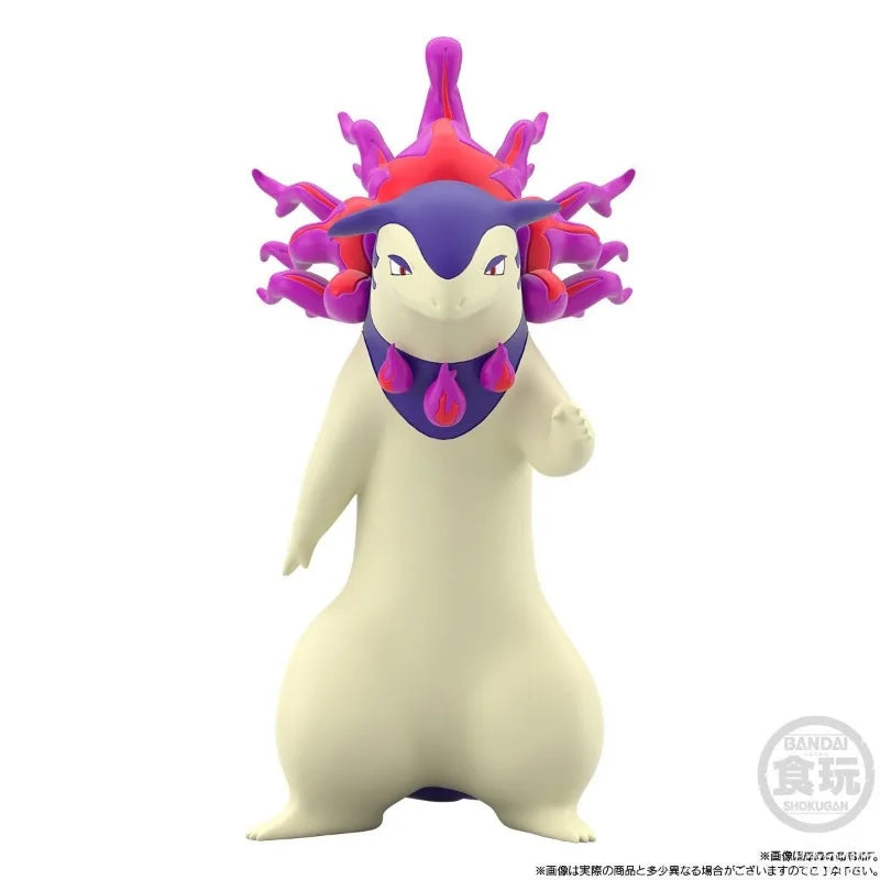 In Stock Bandai Genuine Shokugan Pokemon Hisui Rei Samurott Decidueye Anime Character for Kids Gift Collection Action Toys Model