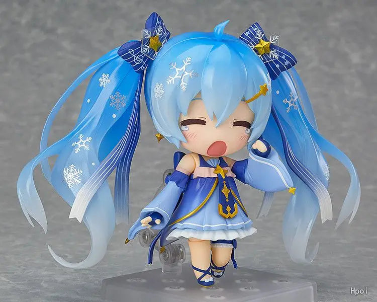 In Stock  GSC NENDORON 701 VOCALOID Hatsune Miku Yuki Hatsune 2017 Action figures Anime  Model Toys Gifts