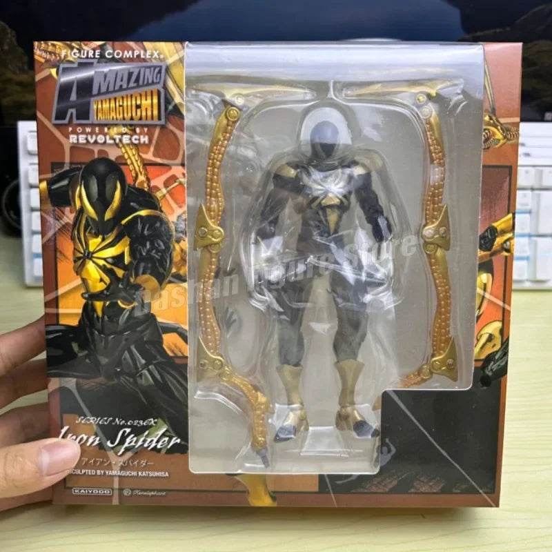 Amazing Yamaguchi Revoltech Agent Venom Action Figure Collection Superhero Eugene Thompson Venom Figurine Model Toys for Gifts