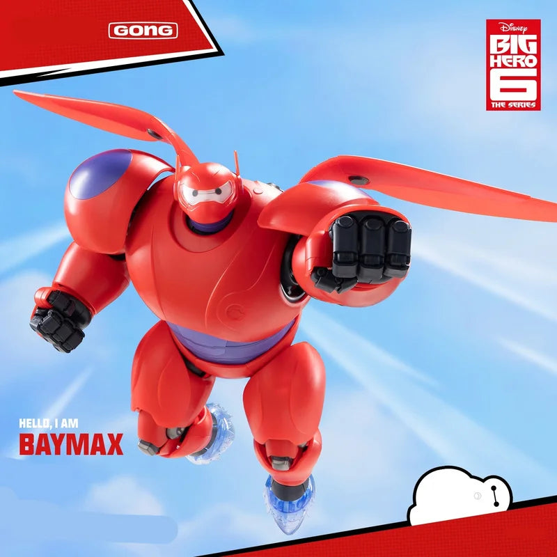 Brand New Genuine GONG Big Hero 6 BAYMAX Series Assembled Model BAYMAX 18cm Assembled Action Figure Boy'S Gift