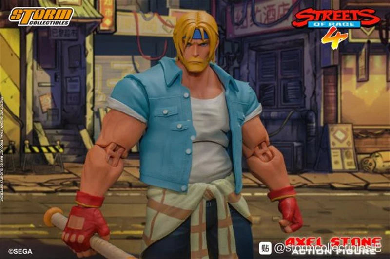 1/12 Storm Toys SESR001 BARE KNUCKLE STREETS OF RAGE 4 Axel.Stone Action Figures 6inch Models Gift For Baby Child