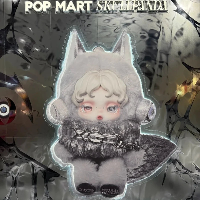 POPMART XG x SKULLPANDA Japan Limited Edition SP Action figure Hanging Card Trendy and fashionable collectibles toy SP xmas gift