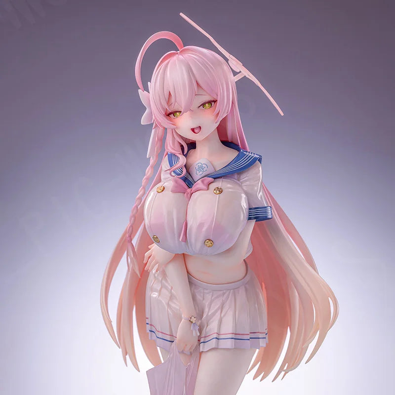 27 cm blaue Archivfigur Hanako Urawa Rainy Night Ver. PVC-Statue JK Schuluniform Anime-Mädchen-Modell Sammlerstück