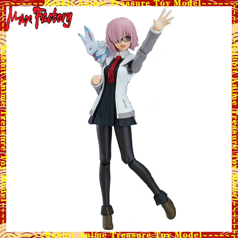 In Stock Original Genuine GSC figma Fate Grand Order Mash Kyrielight & Fou EX-51 Articulated Anime Figure Collectible Display