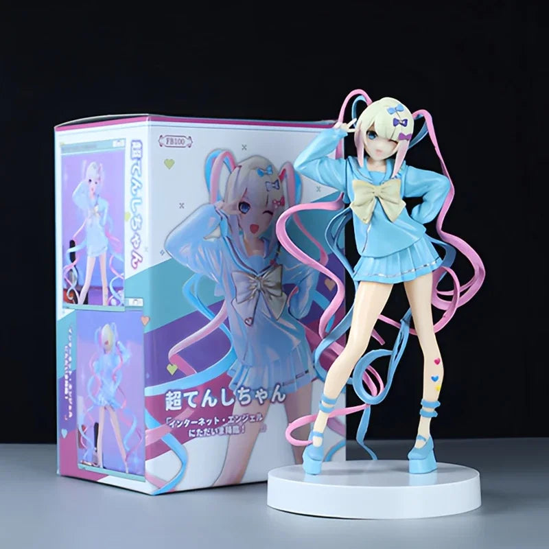 NEEDY STREAMER OVERLOAD OMGkawaiiAngel chan Anime Girl Figure Ame-chan Action Figure Super Ten-Chan Figures Model Doll Toys Gift