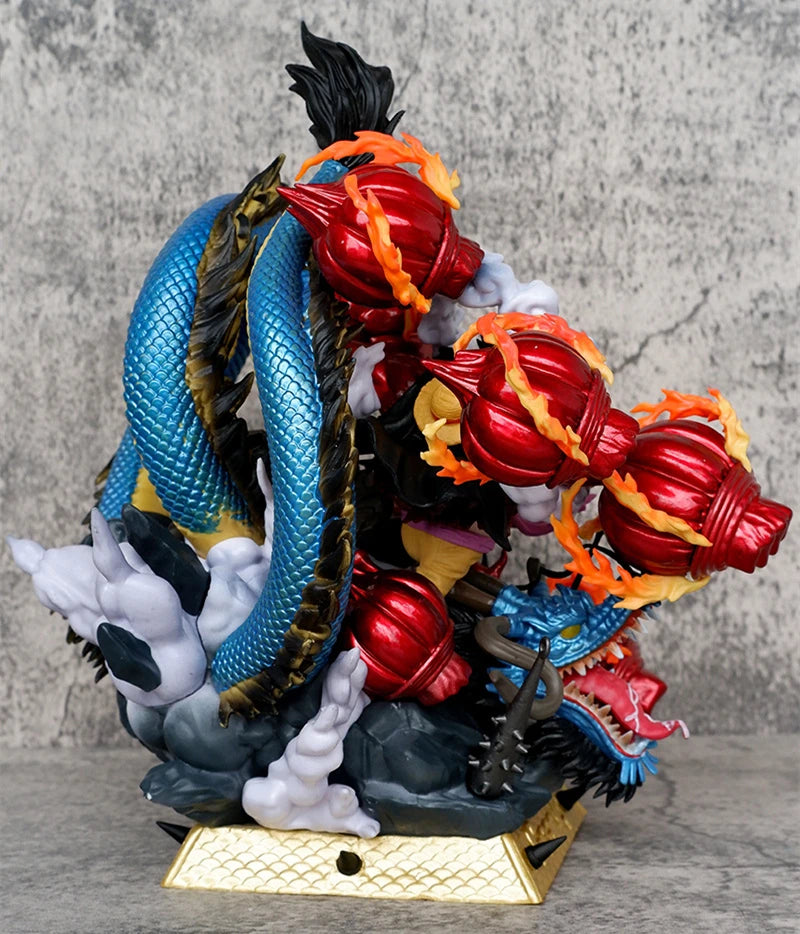 Anime One Piece Gear Vierte Kong Orgel Luffy VS Kaido Battle Ver. GK PVC Actionfigur Statue Sammlermodell Kinderspielzeug Puppe