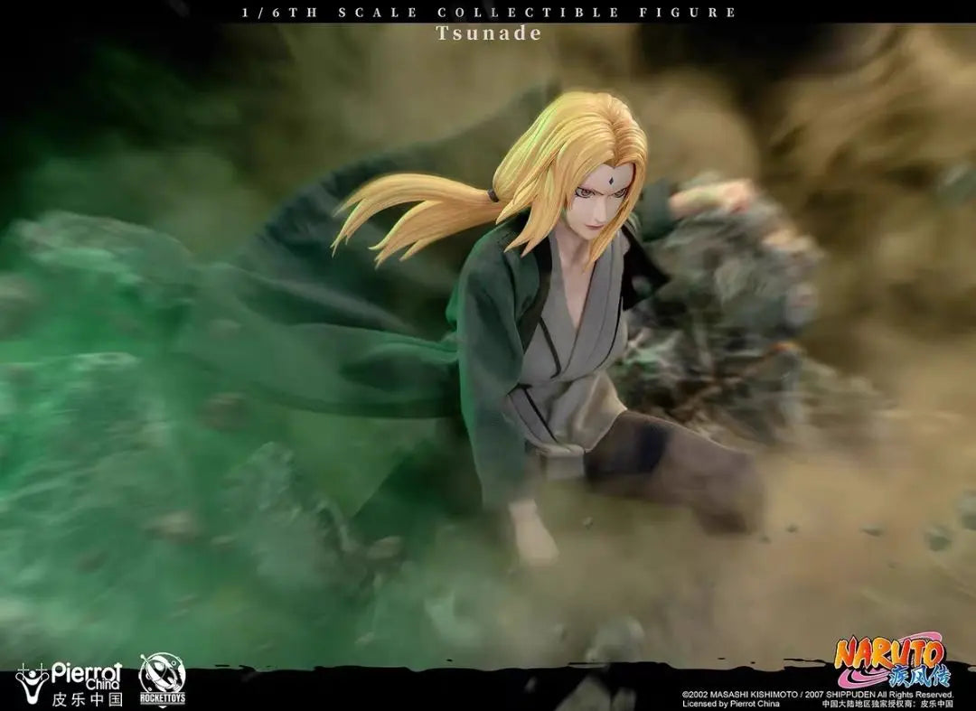 In Stock Rocket Toys Naruto Shippuden ROC009 Fifth Hokage Tsunade 1/6 Scale Movable Figure Special Edition Collectible Gift