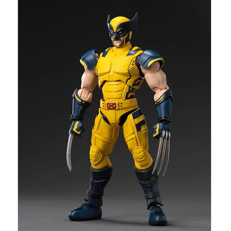 Original Blokees Deadpool Toy Wolverine Action Figure Marvel Assembly Model Kit Champion Class Deadpool & Wolverine Doll Gift