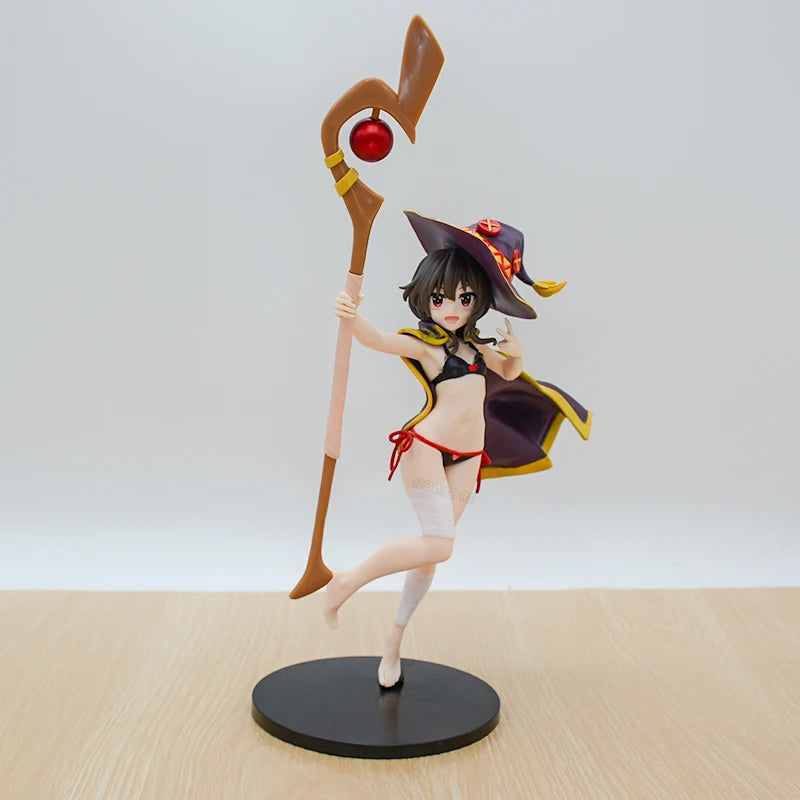 KonoSuba God's Blessing on this Wonderful World! Aqua Anime Girl Figure Megumin/Yunyun/Darkness Action Figure Model Doll Toys