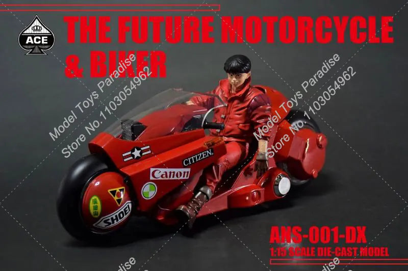 ACE TOYZ ANS-001 1/15 Scale Male Soldier Akira Future Motorcycle Combat Vehicle Driver Model Accessories Fit  Action Figure