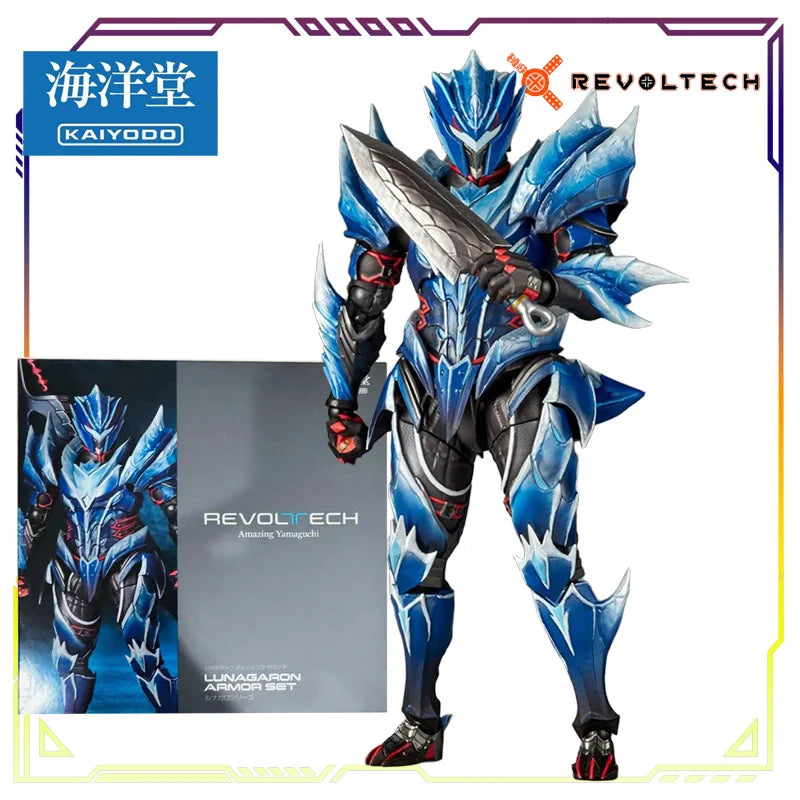 KAIYODO Original REVOLTECH Monster Hunter Rise: Dawn  Series Jueyin Dragon Set Anime Action Figure Model Toys Gifts Fo Boys