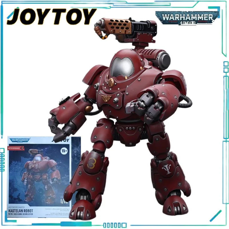 JOYTOY Original Warhammer 40000 Serie Der Castellan Roboter Ausgestattet mit EINEM Flammenwerfer im Mechanischen Werkstattmodell
