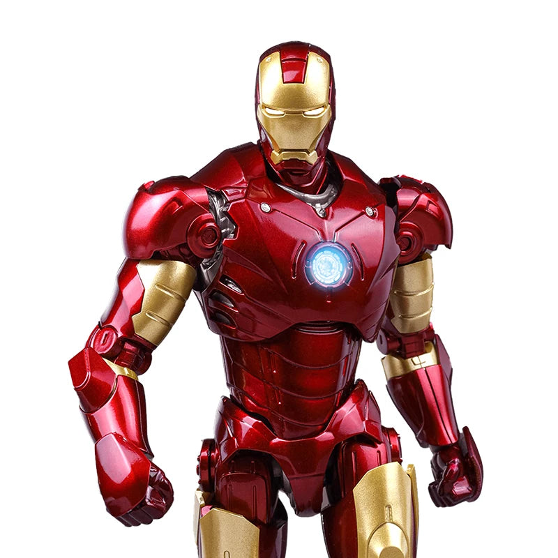 Marvel Iron Man MK3 Fondjoy Сглобете играчка Iron Man Модел 15 см ABS материал 1/12 Мащаб 1/12 Екшън фигурки Играчки Подаръци за рожден ден за момчета