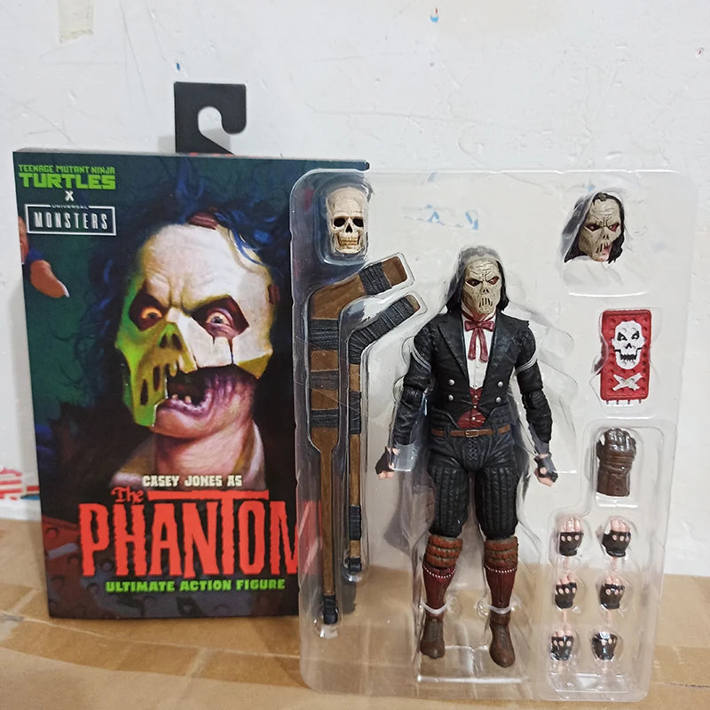 NECA Turtle X Universal Monsters Casey Jones As The Phantom Ultimate Action Figure Model Birthday Gift
