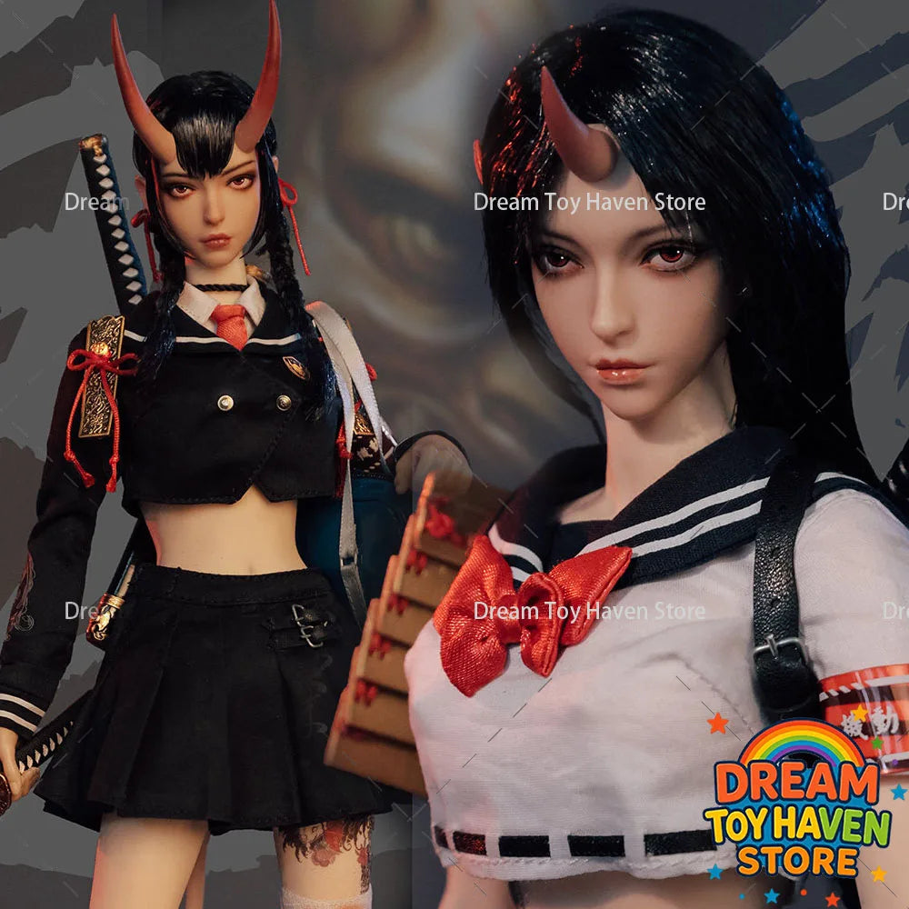 GDTOYS GD97011 1/6 Scale Female Soldier Ghost Hime Mobile Eye Head Carving Warrior 12Inch Action Figure Model Collectible Dolls