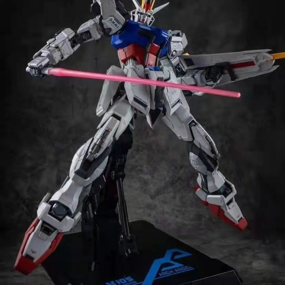 MCSHOW MB 1/72 Strike 2.0 Alloy Action Figure Robot Toy - Blue Warrior Dual Forms Finished Collection Model