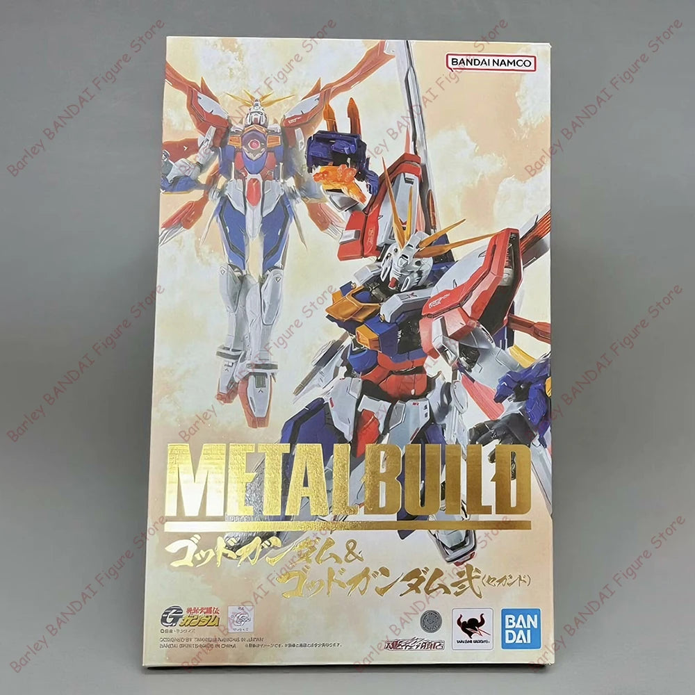 Original In Stock BANDAI PB Exclusive Mobile Fighter G Gundam METAL BUILD God Gundam Second Articulated Mecha Model Toys Gifts