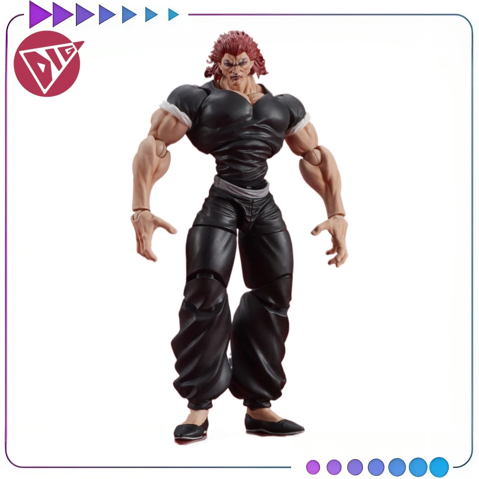 【Pre-sale】DIG DIGACTION Baki The Grappler Hanma Yujiro 1/24 Action Figure