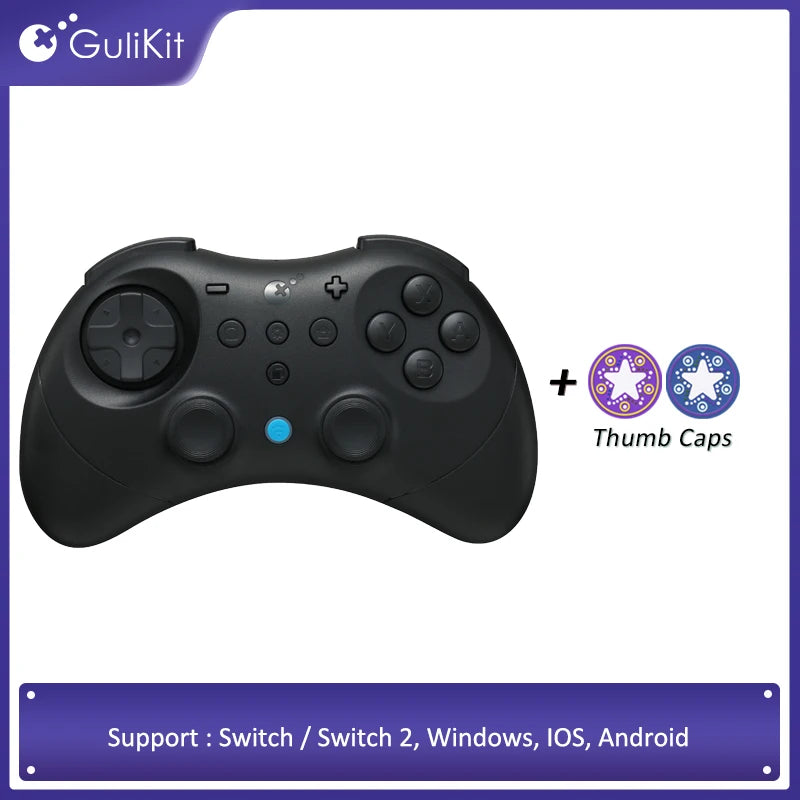 GuliKi Elves 2 Pro Wireless Controller with Hall Joysticks for Nintendo Switch / Switch 2 Android / IOS /Windows Gamepad