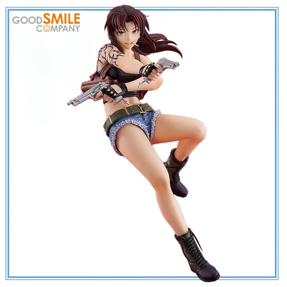 100% Original Good Smile Company Pop Up Parade Black Lagoon Revy L Model Decoration Collection Series Anime Figure