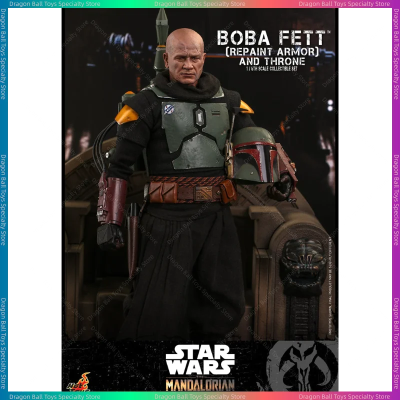 [In Stock] Original HOTTOYS HT 1/6 TMS056/055 Mandalorian Boba Fett 2.0 Throne Edition Action Figure  Toy Gift