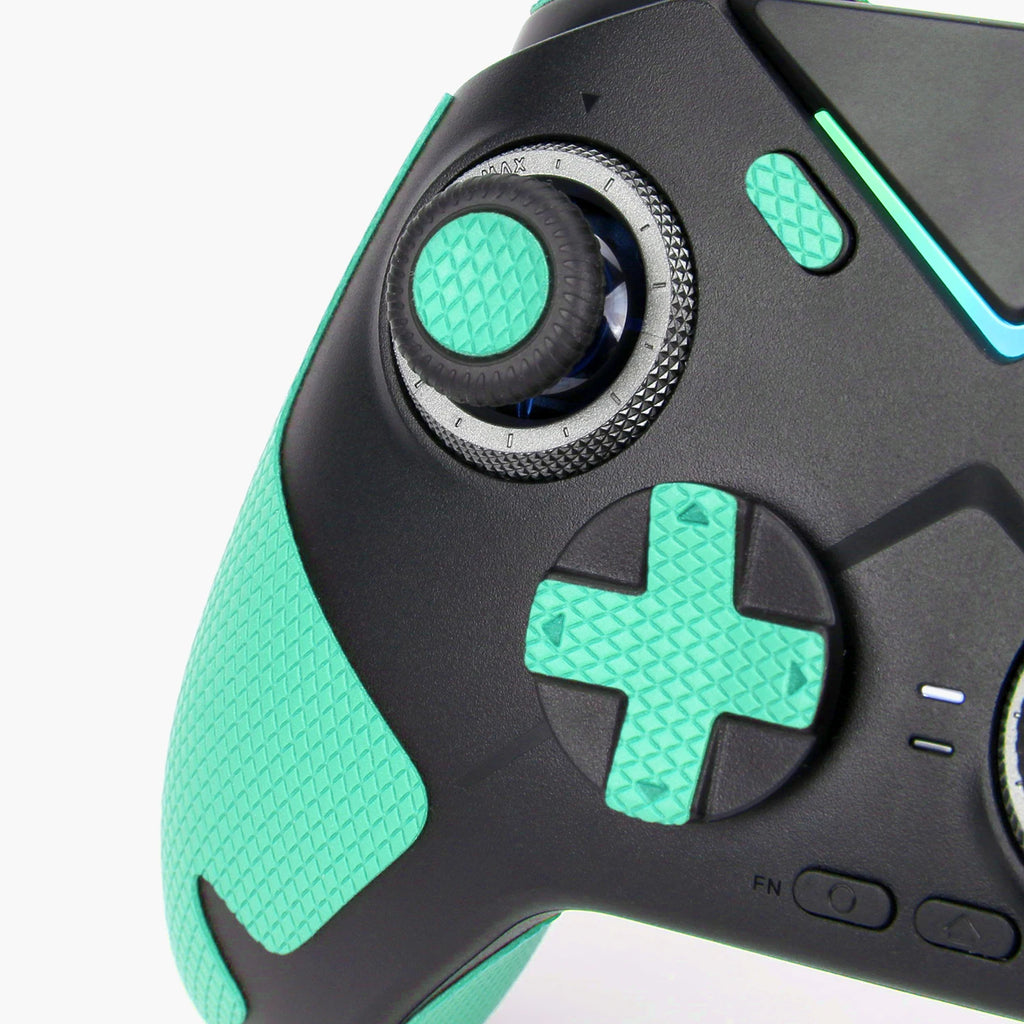 Cyan TALONGAMES Controller Grip Tape Classic Version Compatible With Flydigi Vader 3 / 4 Pro Wireless Handle,Buttons Non-slip