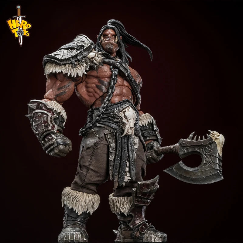 Hero Toys Hellscream Tribal War Song Great Chief Chieftain Orc Warrior 1/10 Action Figure Model Doll Toys In Stock