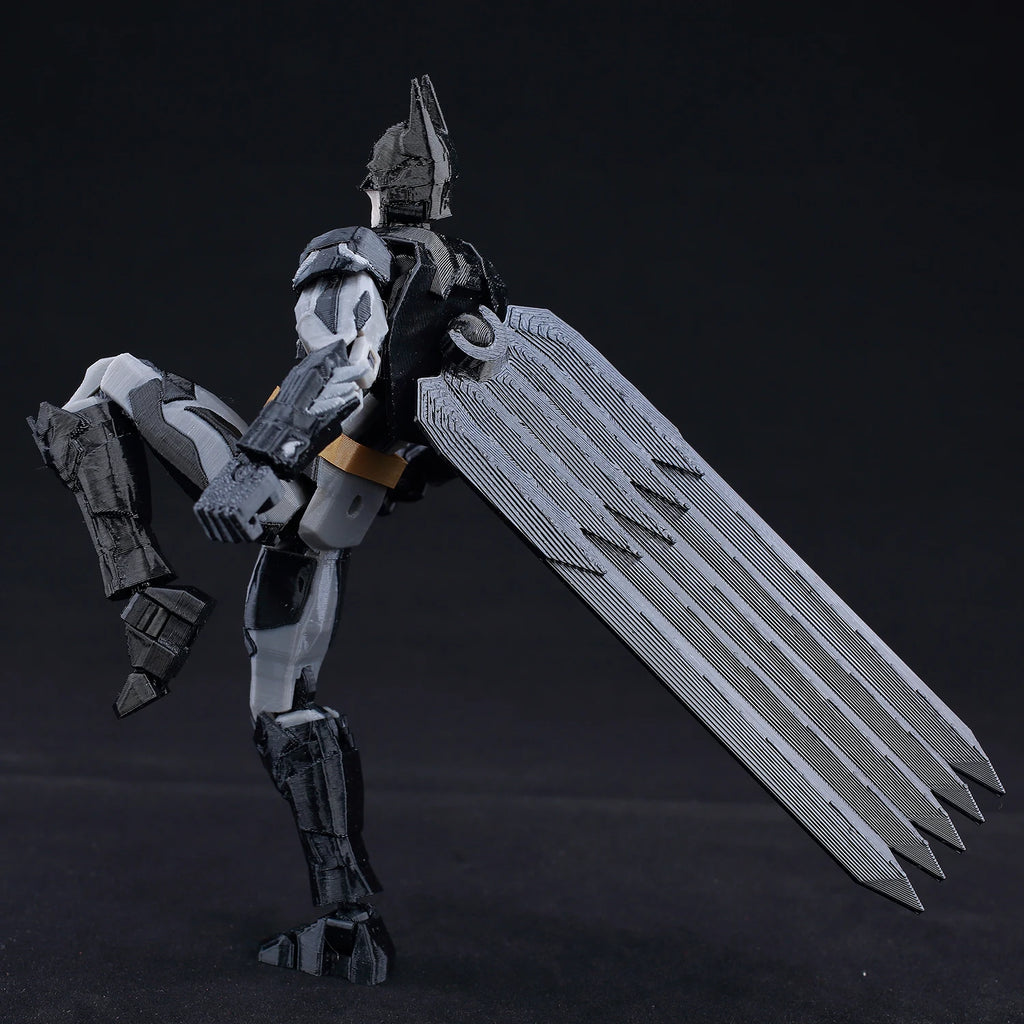 9L3D Printed Batman Anime Characters Lucky Dummy 13 Action Figures Arkham Knight Multi-Jointed Movable Shapeshift Mannequin Toys