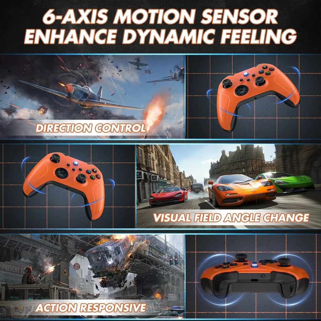 Wireless Controller For Xbox One, Xbox One X/S, Xbox Series X/S /Phone/Windows 7/8/10/11 With 3.5mm Headphone Jack, Wifi Gamepad