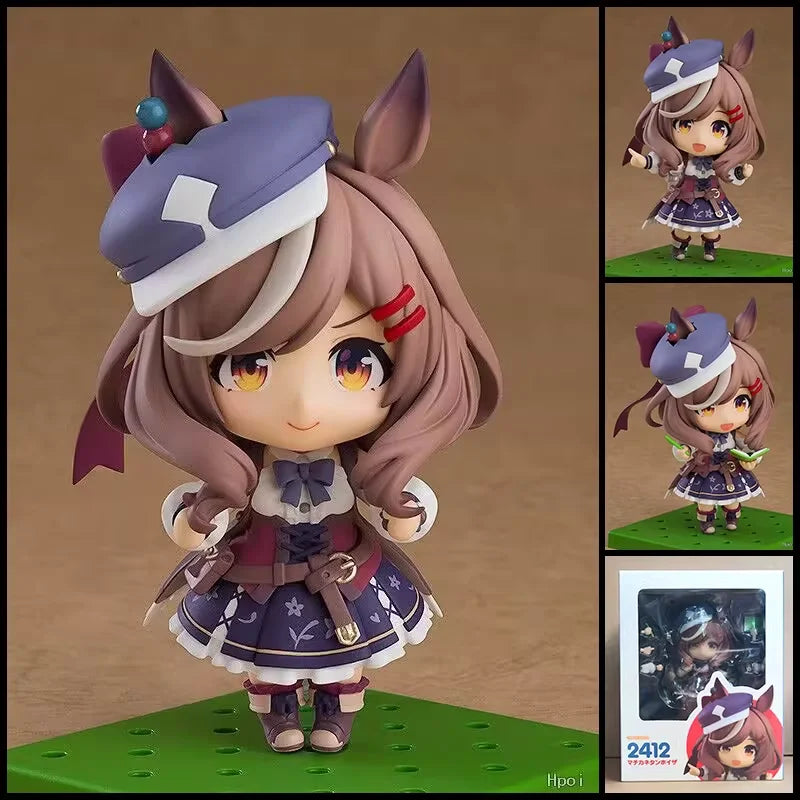 Gsc Nendoroid Uma Musume Pretty Derby Tokai Teio Chibi Action Figures Interchangeable Faces Posable Desktop Decor Model For Fans