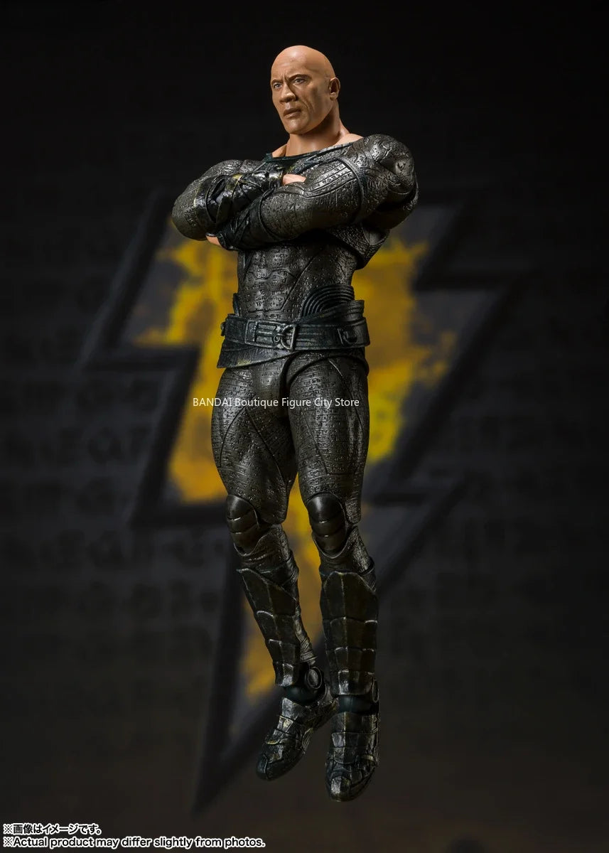 In Stock Genuine Bandai SHF American Series Black Adam Action Figure Model Doll Gift Collection Toy