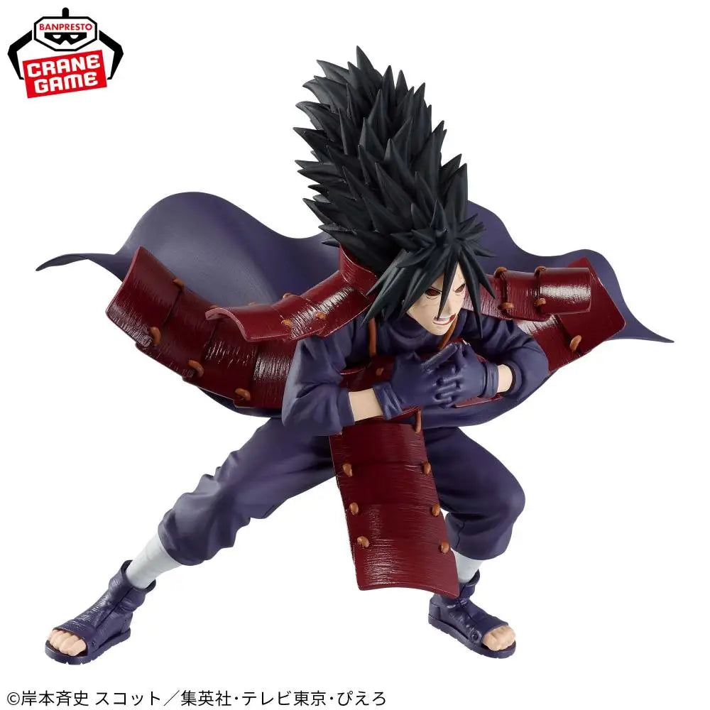 BANDAI Banpresto Figure Naruto Shippuden VIBRATION STARS-UCHIHA MADARA  Model Toy Marca en caja,Original,En Stock,Approx 13 cm