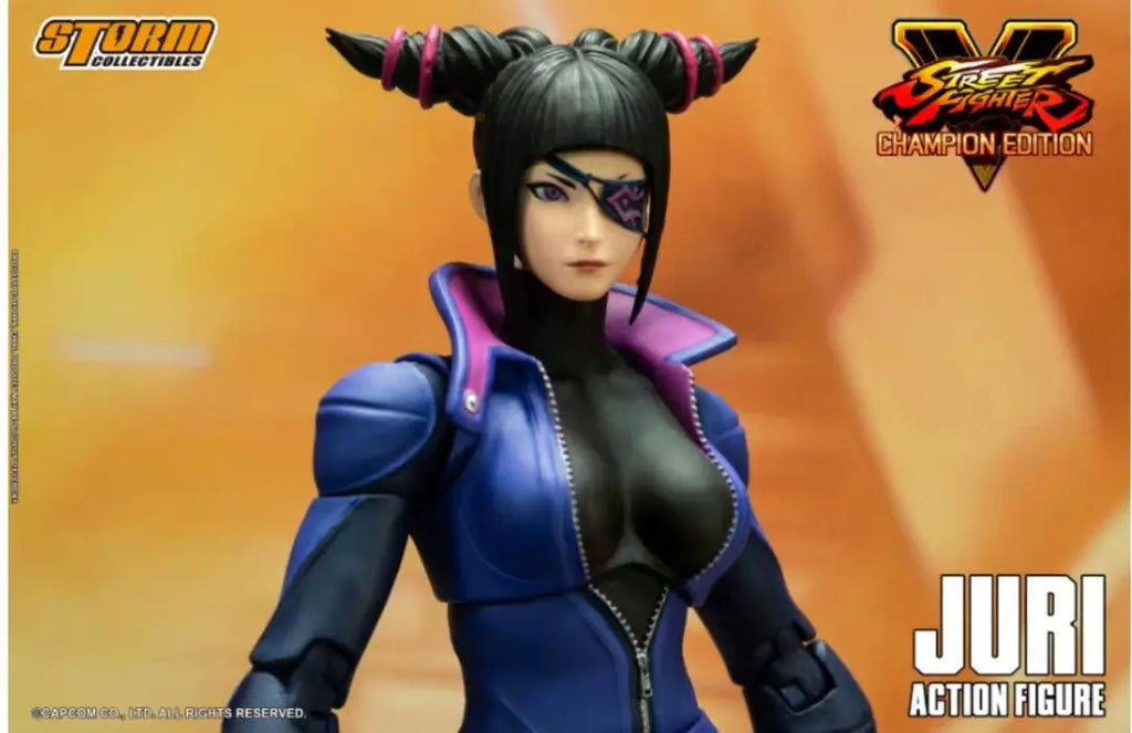 In-stock Storm Toys Street Fighter 5 JURI HAN CPSF24 1/12 Action Figure Model Collectible Gift