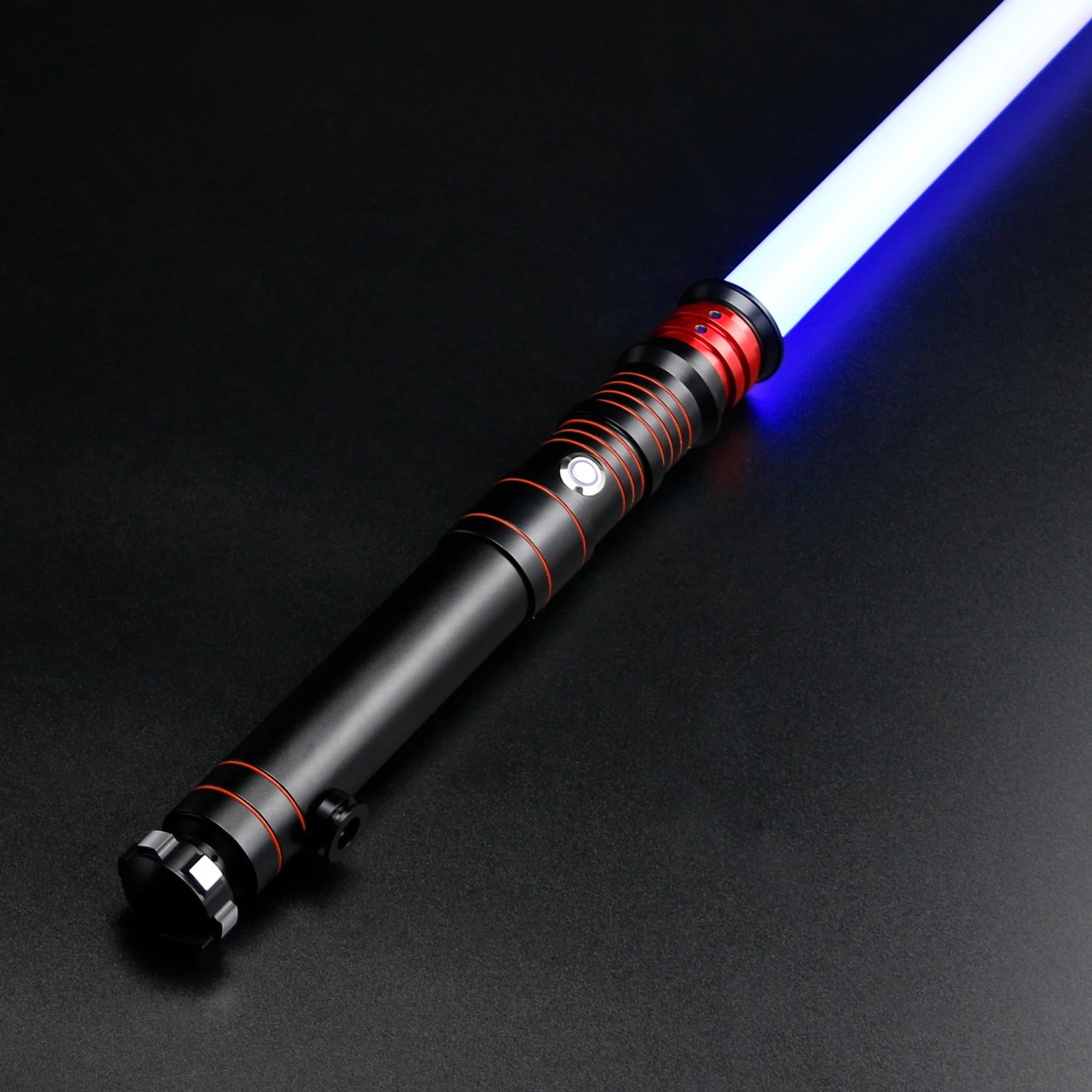 TXQSABER Heavy Dueling RGB / Neo Pixel Smooth Lightsaber Colors Changing Metal Hilt Lock up Blaster Laser Jedi Sword Kids Toys