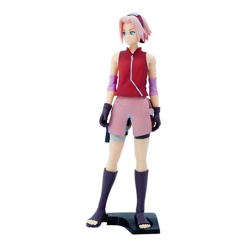 26CM Anime Shippuden Haruno Sakura Action Figure PVC Statue Collection Model Toys Decoration Doll Xmas Ornament Gift For Kids