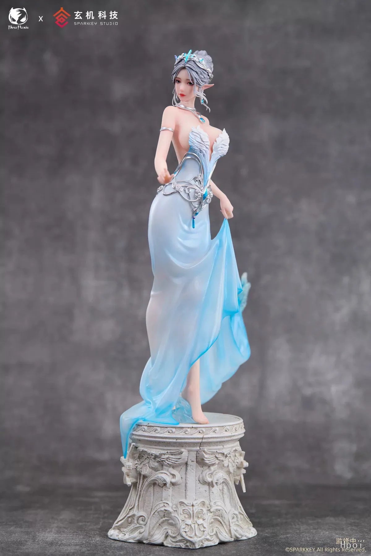 Genuine Bearpanda Xuanji Technology Ghost Blade Hai Qinyan Wind Chime Encounter 1/6 Model 40cm Desktop Ornament Collectible