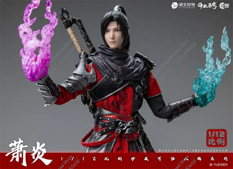 In Stock Cosmic Creations CC9114 1/12 Scale Fantasy Novels The Sky Xiao Yan  6Inch Action Figure Model Toys for Collection